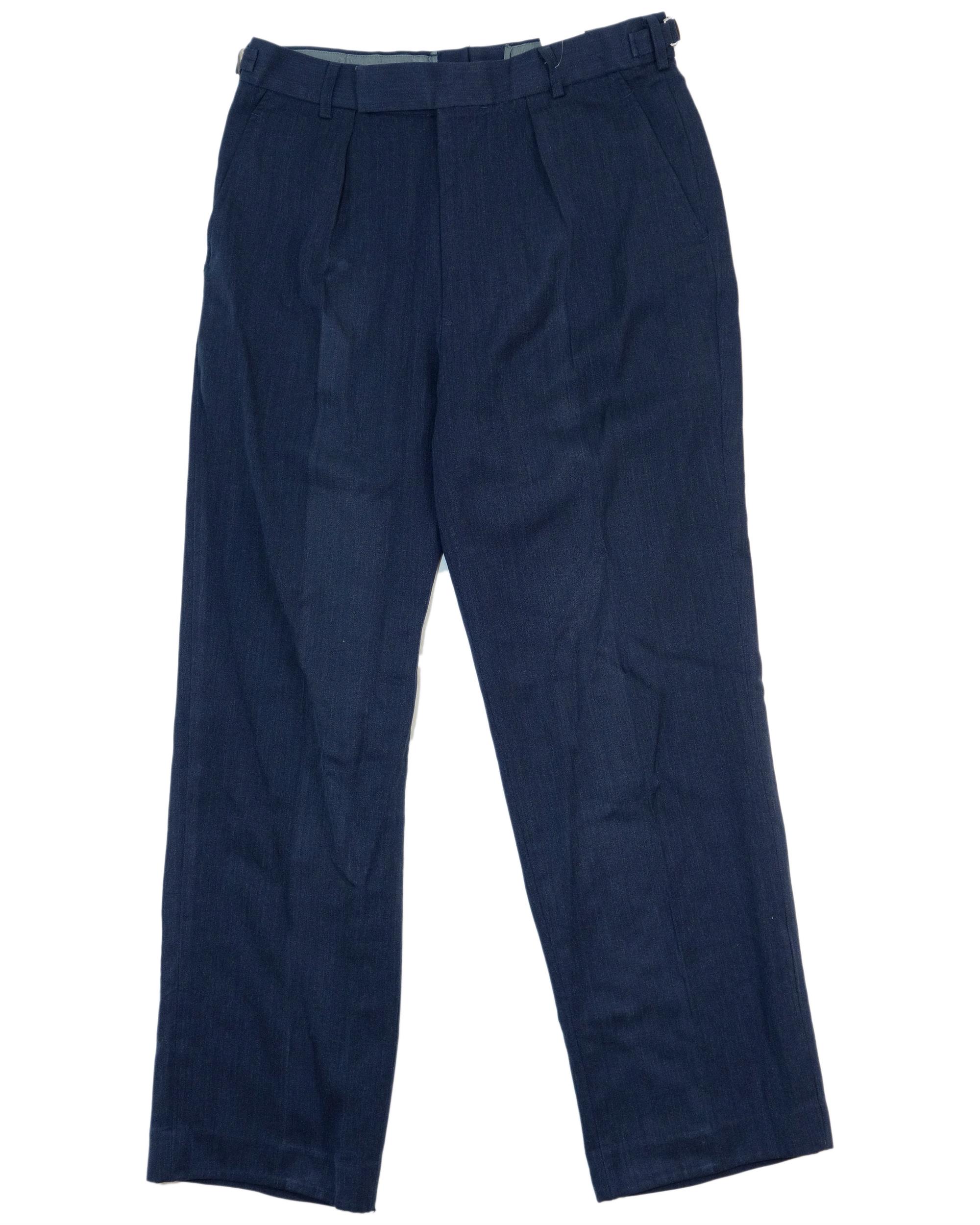 air force blue trousers