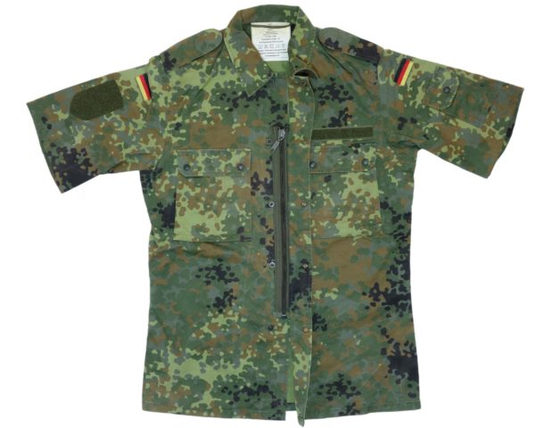 German Army Surplus Short Sleeve Flecktarn Field Shirt / Jacket