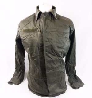 Vintage Italian army surplus cotton olive green field jacket