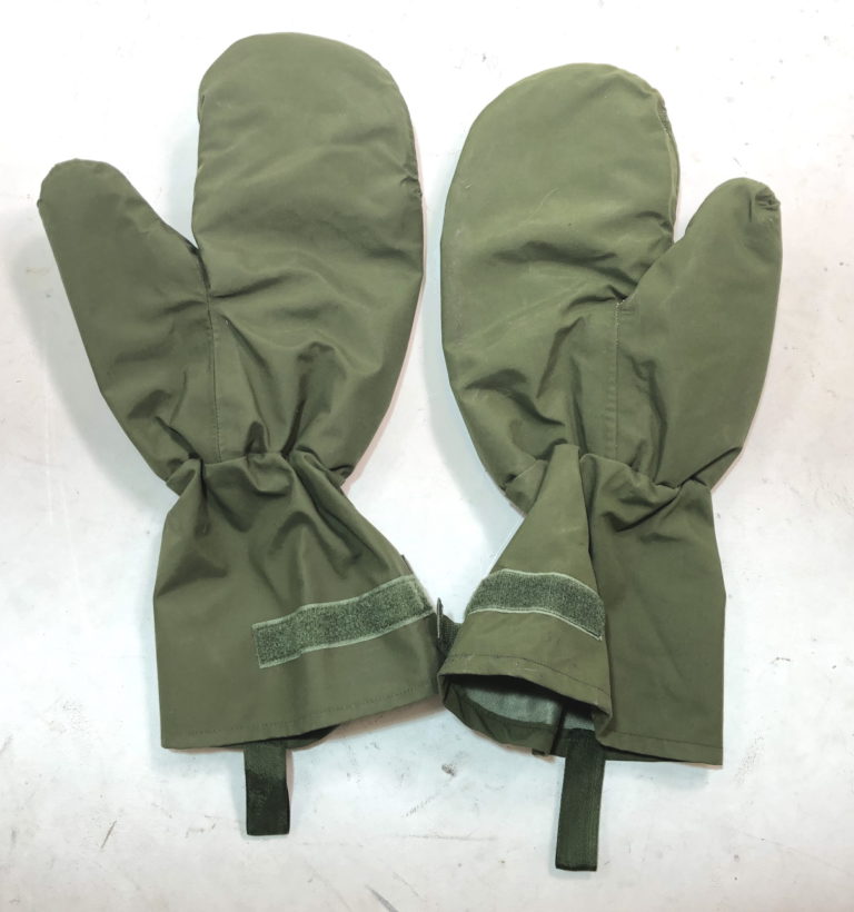 British army surplus OLIVE arctic winter outer mittens gloves Surplus