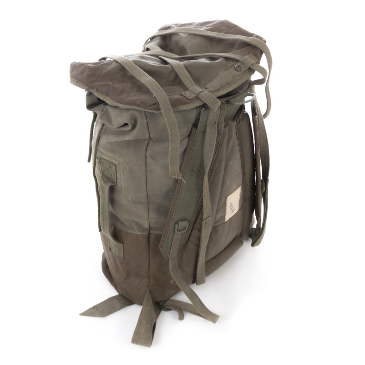 Vintage French army surplus canvas F1 olive rucksack backpack - Surplus ...