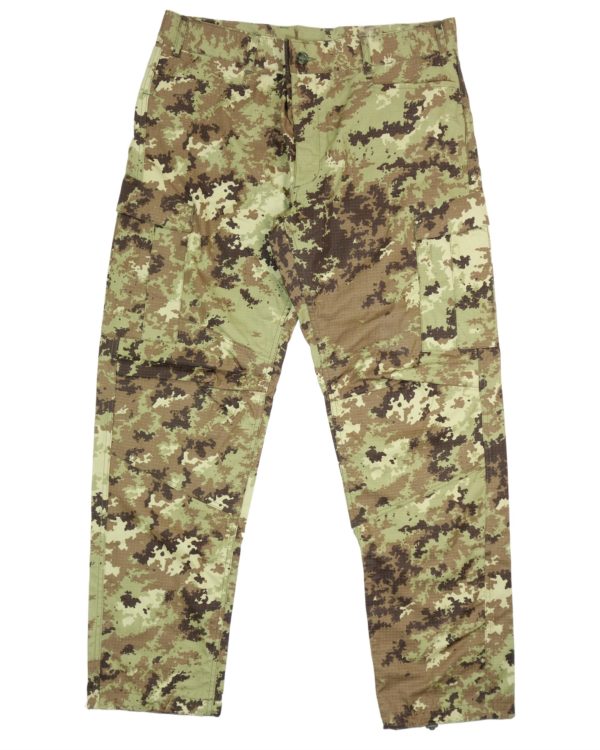 Italian Army Surplus Ripstop Vegetato Camo Trousers Like New