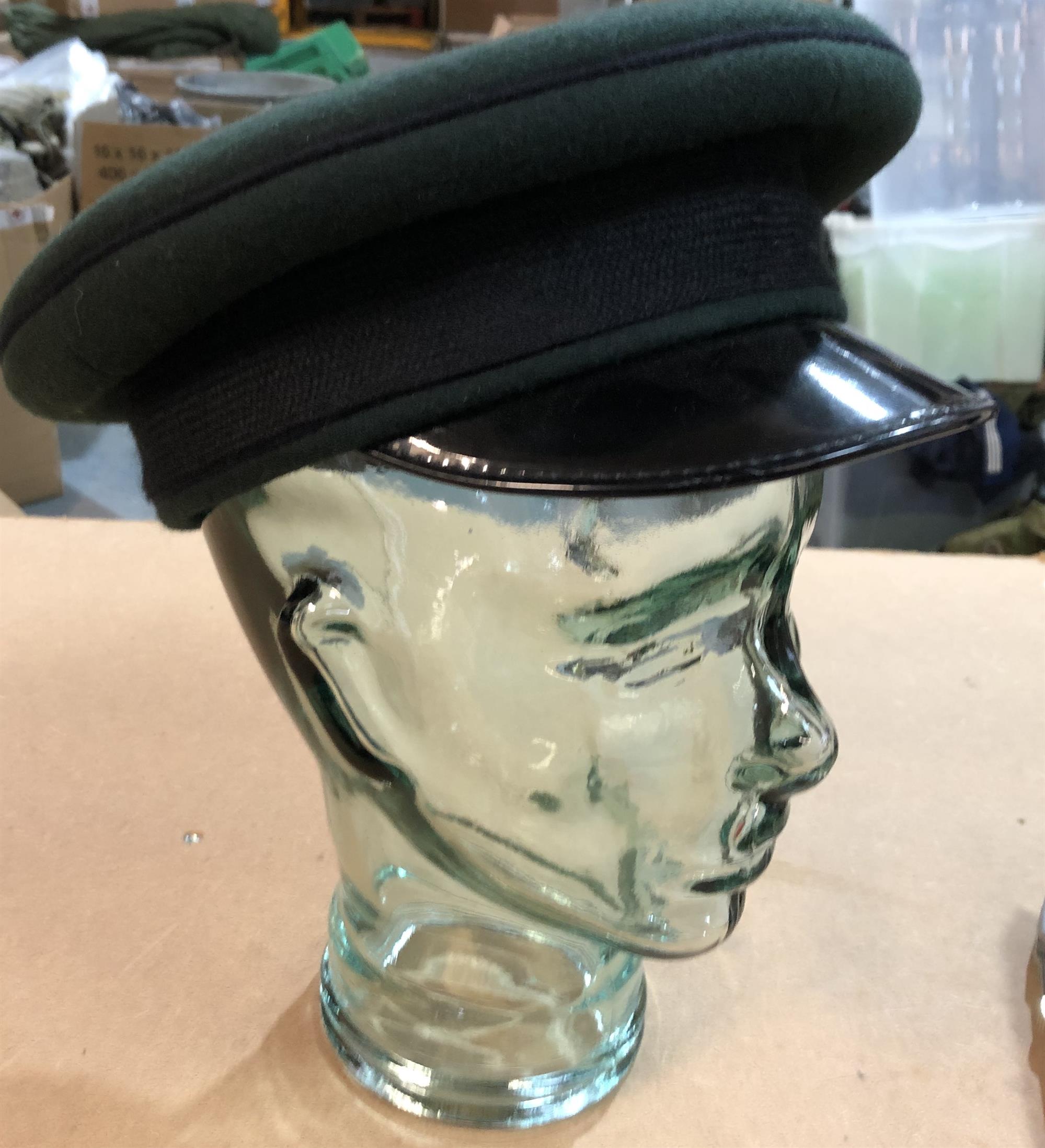 British army surplus peaked green uniform cap - Surplus & Lost