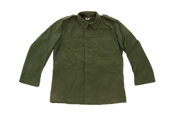 Swedish army surplus heavy cotton vintage green field jacket