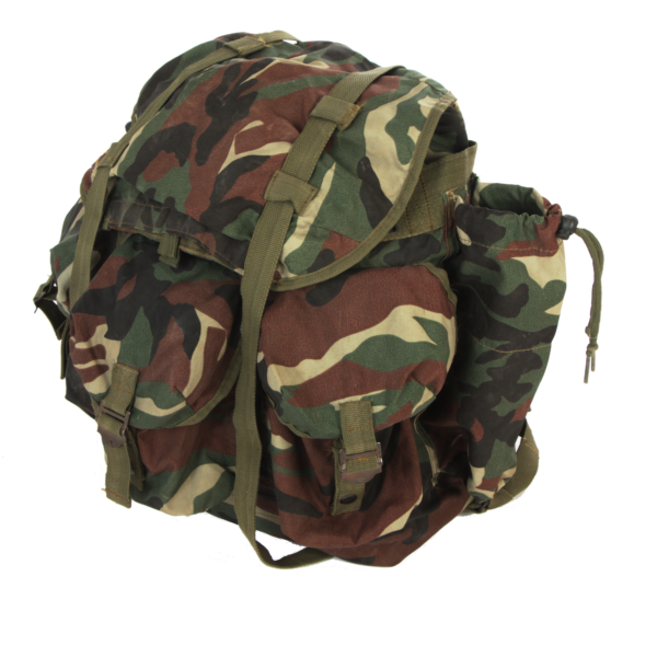 Nato standard issue woodland camouflage backpack rucksack