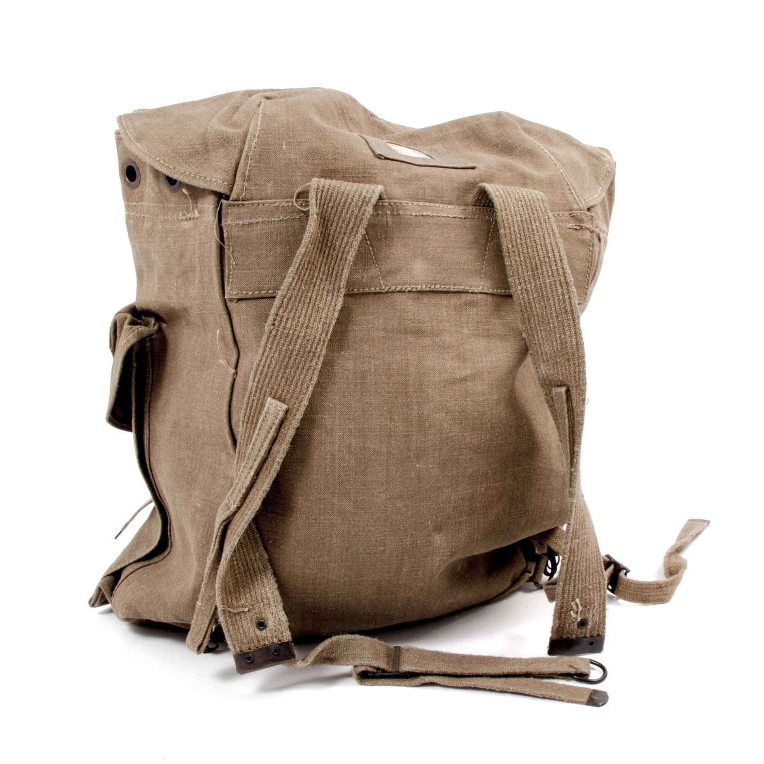 Vintage all canvas / cotton LARGE sized rucksack / backpack, bushcraft
