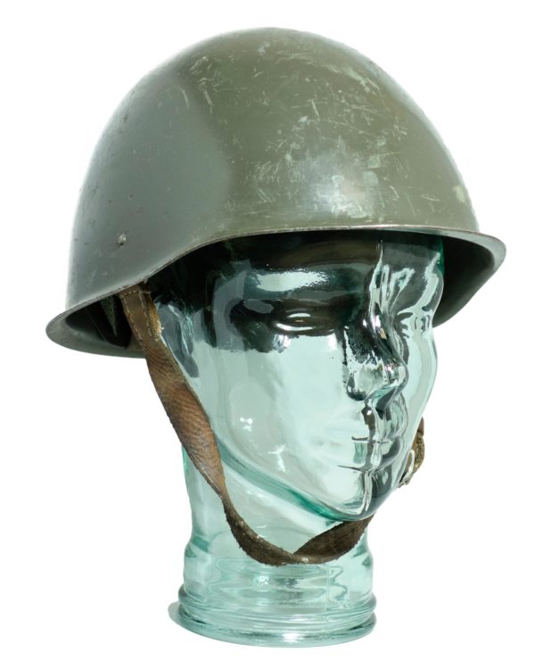 Polish army surplus steel combat helmet newer model