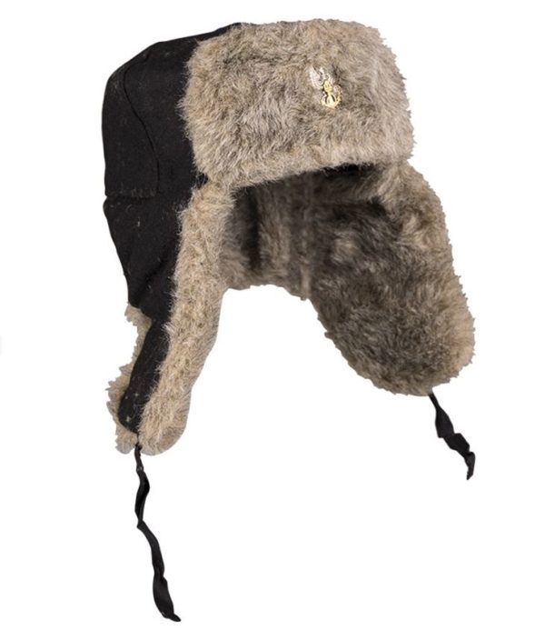 Polish Army Surplus Vintage Black Fur Hat NEW