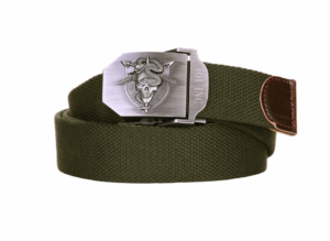 De Oppresson Liber /special forces cotton canvas metal combat style belt