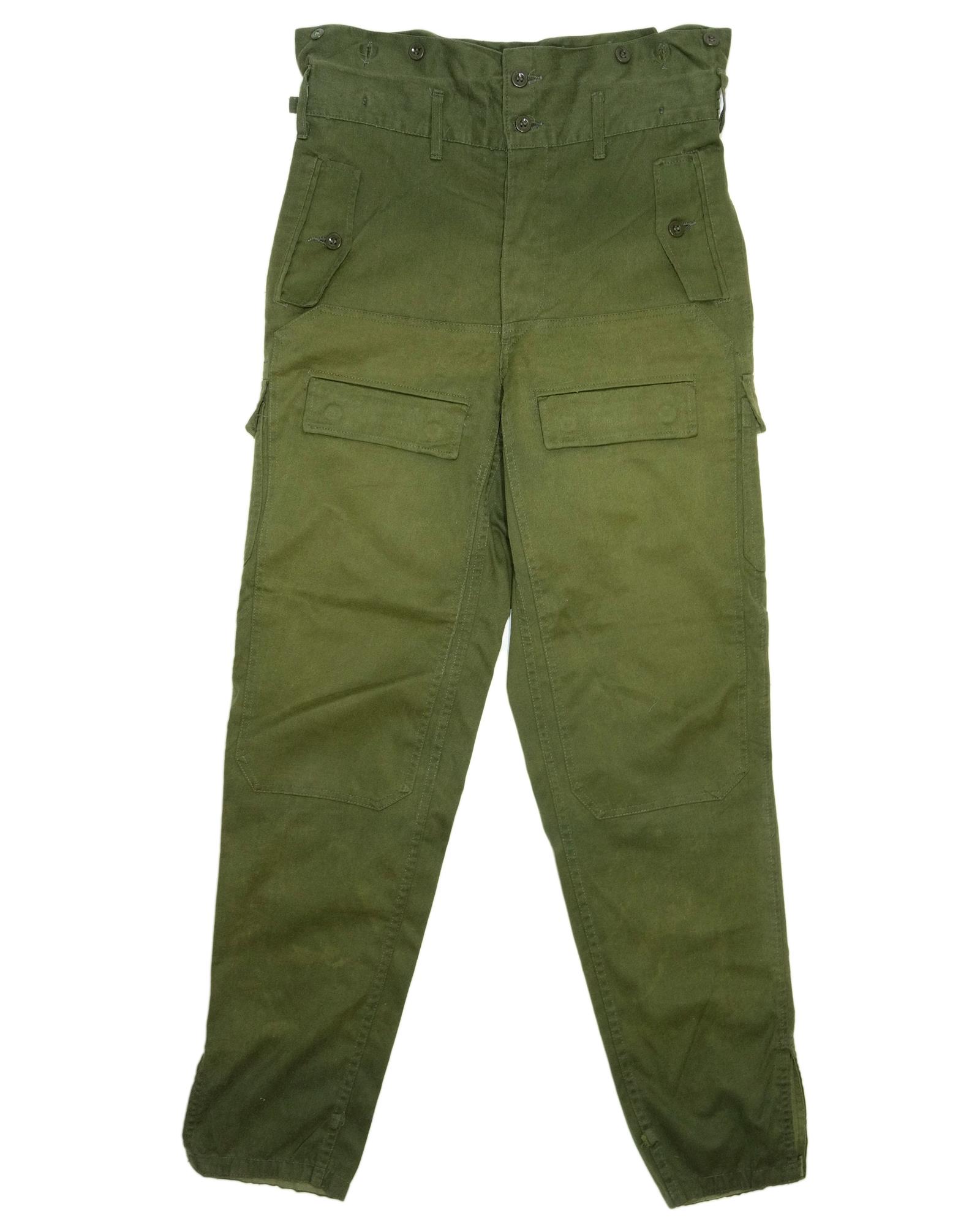 Czech military surplus olive green WOMENS M85 trousers 28" 