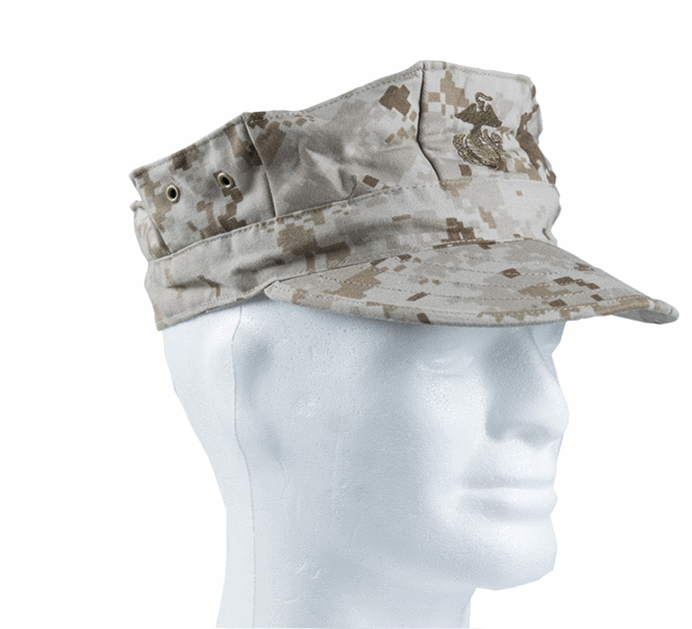 Genuine US army marine corps marpat camo BDU field cap - Surplus