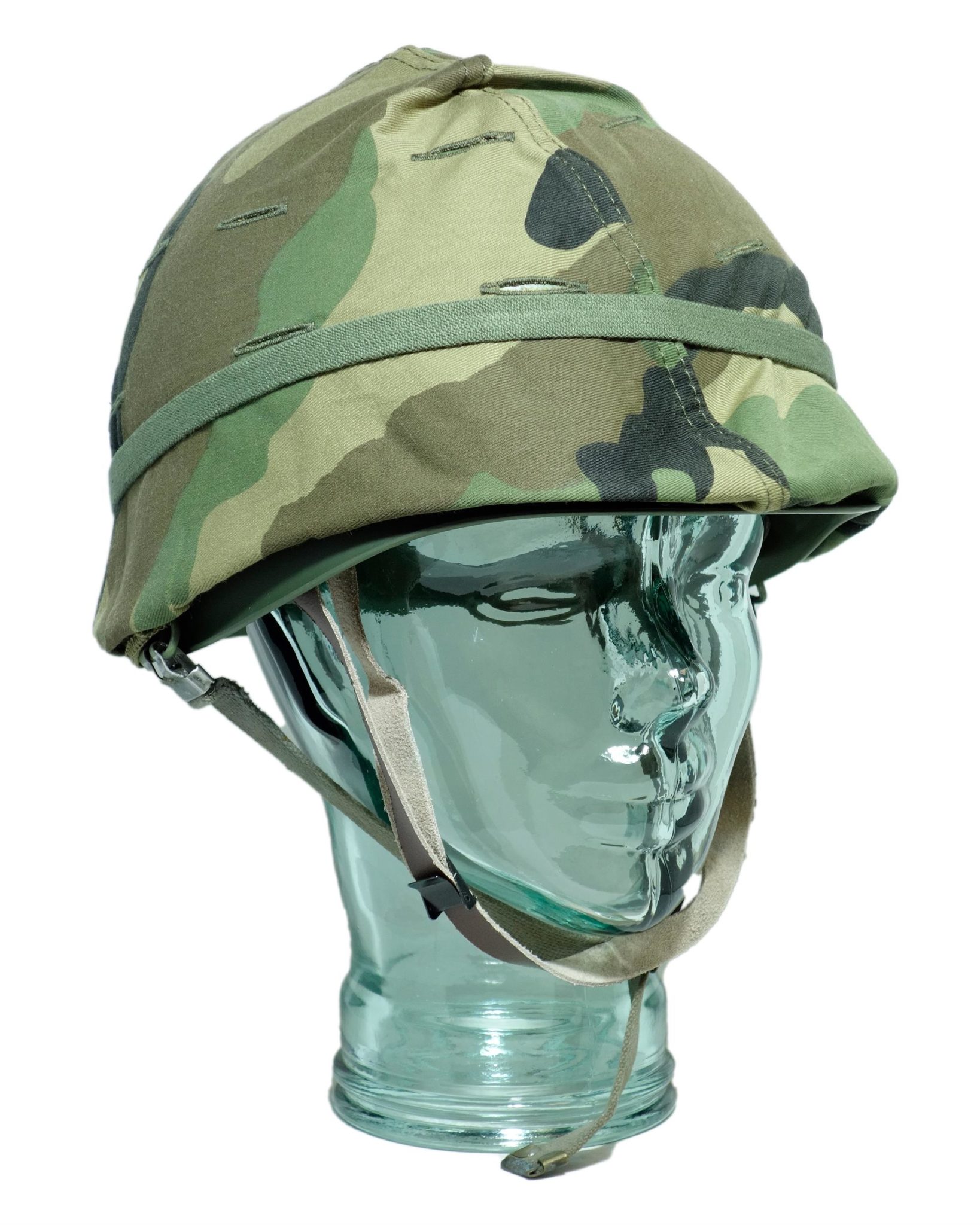 US Army Surplus Style M1 Woodland Helmet Cover and Band only Surplus