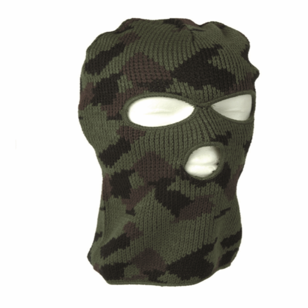 Woodland camouflage tactical special forces security balaclava