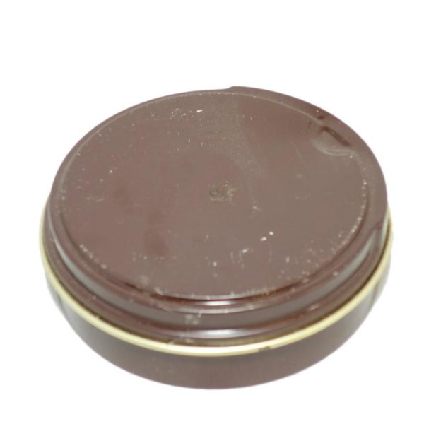 Dutch army surplus 80g tin brown leather shoe polish