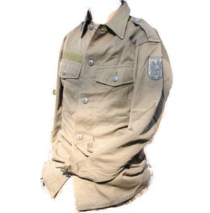 Austrian army surplus olive green fatigue shirts