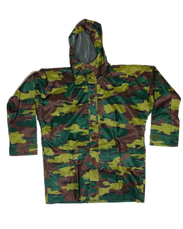 BRAND NEW Belgian army surplus jigsaw camouflage GORETEX parka