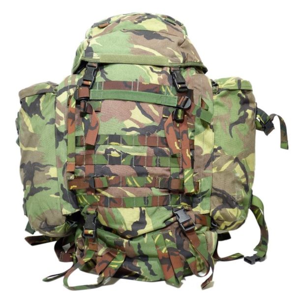Dutch army surplus STING backpack rucksack w / side pouches