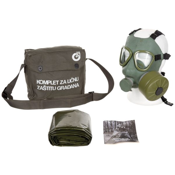 Military army surplus Yugoslavian M1 gas mask  and filter