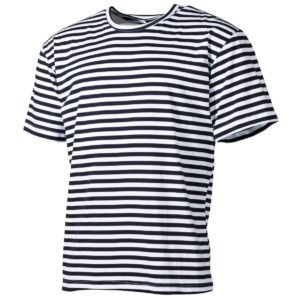 Russian Navy Telnyashka Marine Sailor Cotton T Shirt Sleeve, Striped