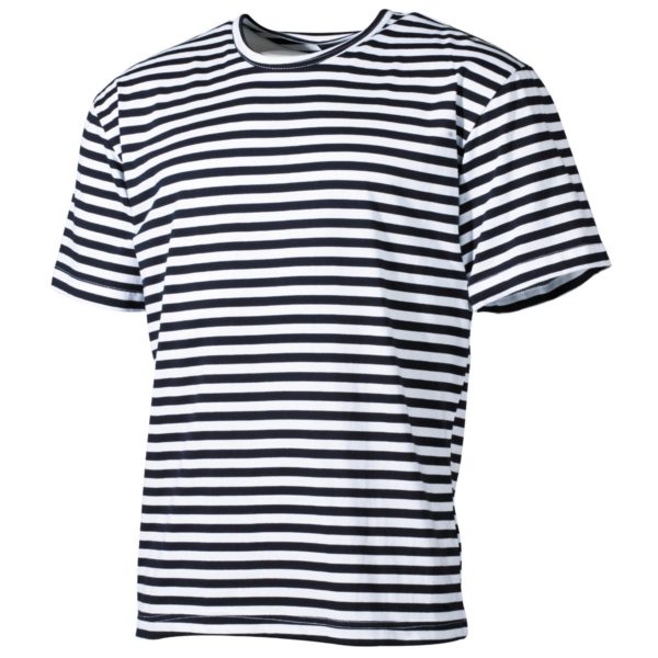 Russian Navy Telnyashka Marine Sailor Cotton T Shirt Sleeve, Striped