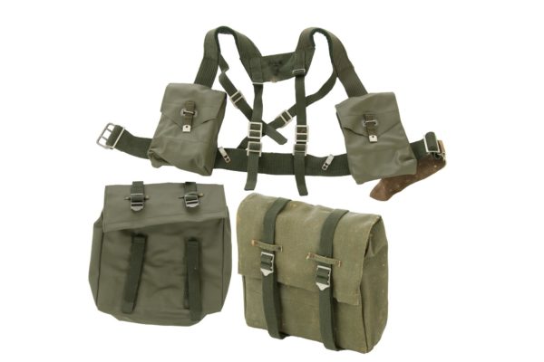 Swedish army surplus 5 (6) piece NEW/UNISSUED webbing set