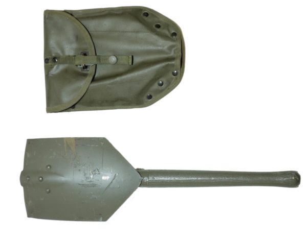 Genuine Austrian army surplus folding shovel spade entrenching tool - Image 4
