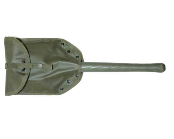 Genuine Austrian army surplus folding shovel spade entrenching tool - Image 5