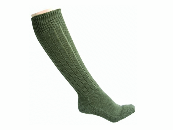 Olive green GERMAN army long wool boots socks hiking trekking walking