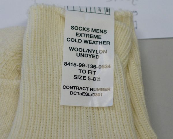 British Army Surplus ECW cold weather wool / nylon socks NEW - Image 2
