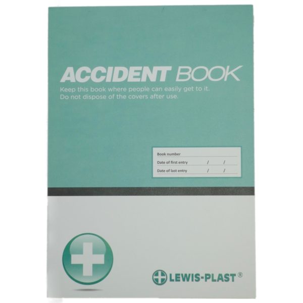 A4 First Aid Accident Book GDPR Compliant 50 Page Report Form RIDDOR HSE