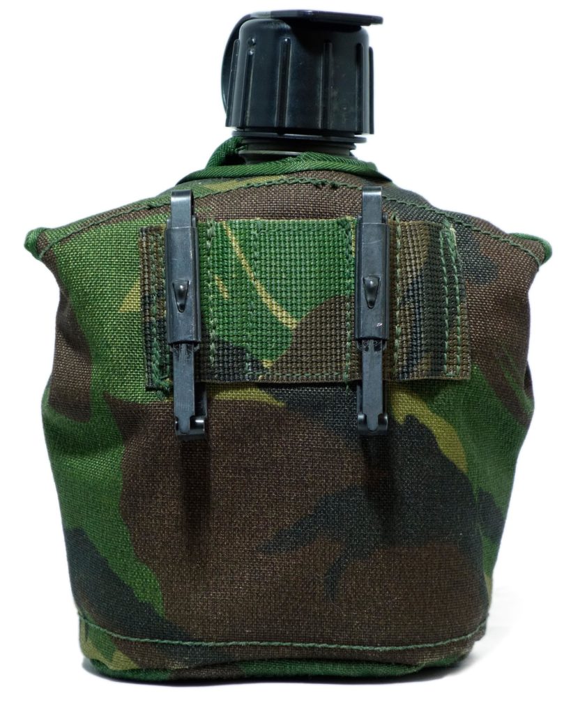 Dutch Army Surplus Canteen 1 Litre Metal Cup Pouch bing Mess