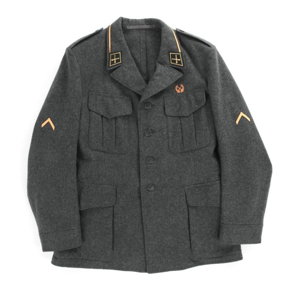 Swiss Army Surplus Uniform 2 Piece Jacket Trousers 100% Wool Vintage - Image 2