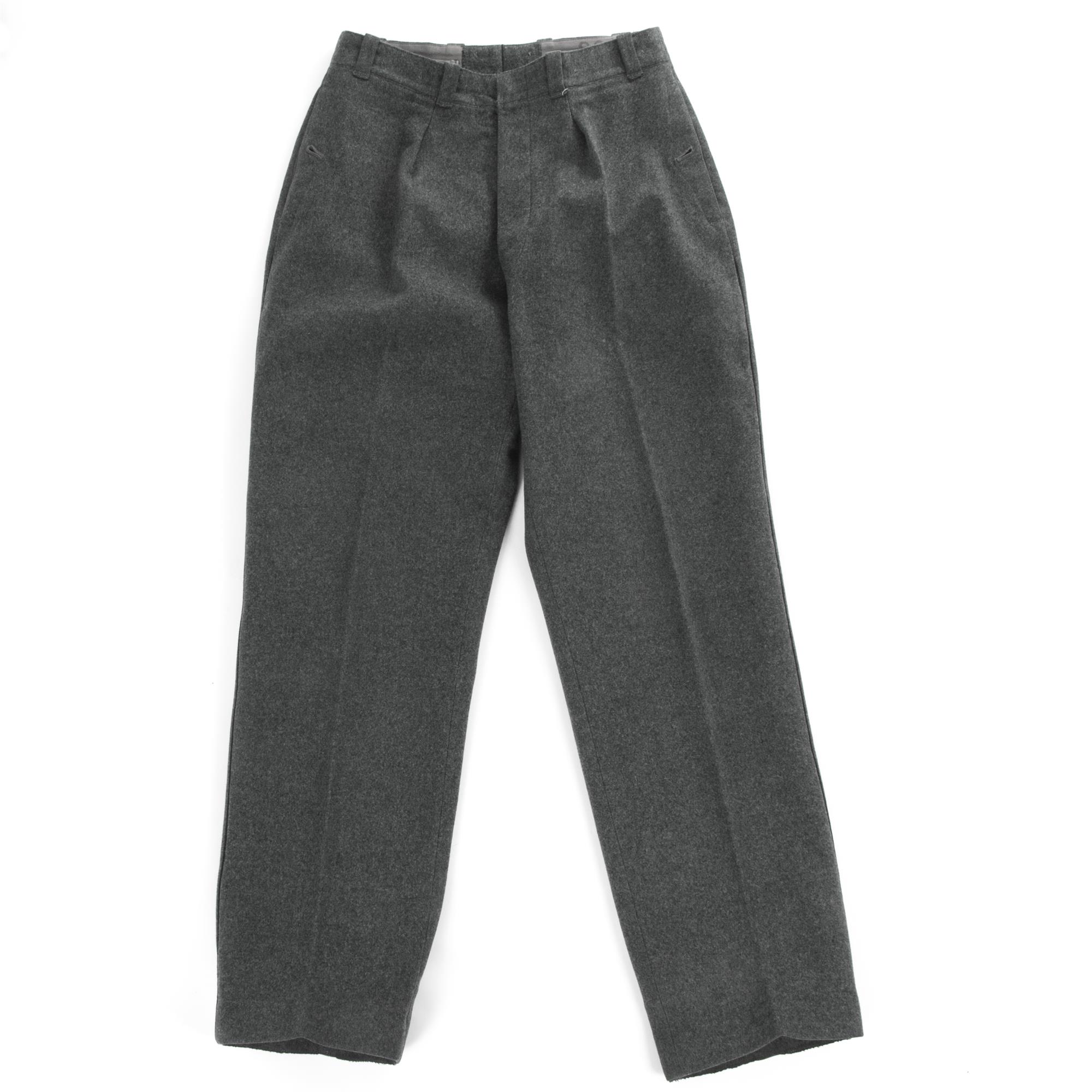 East German Wool Pants Military Uniform