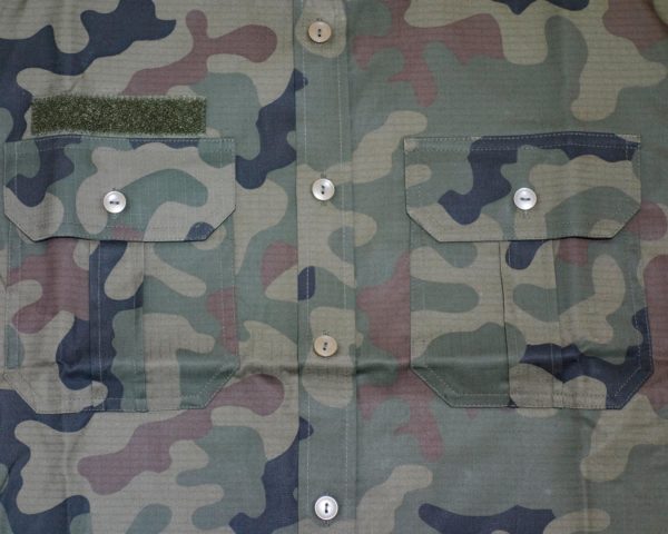 New Genuine Polish army surplus camo ripstop short sleeve shirt - Image 2