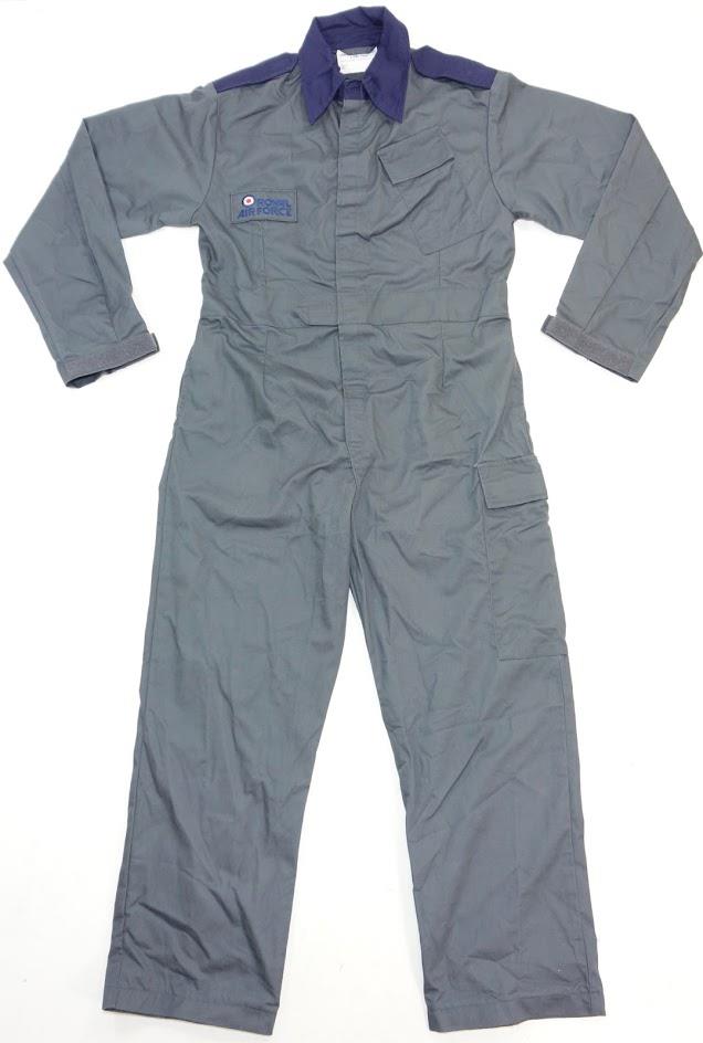 Original Overall Coverall Royal Air Force Blue-Grey British Army Surplus RAF 