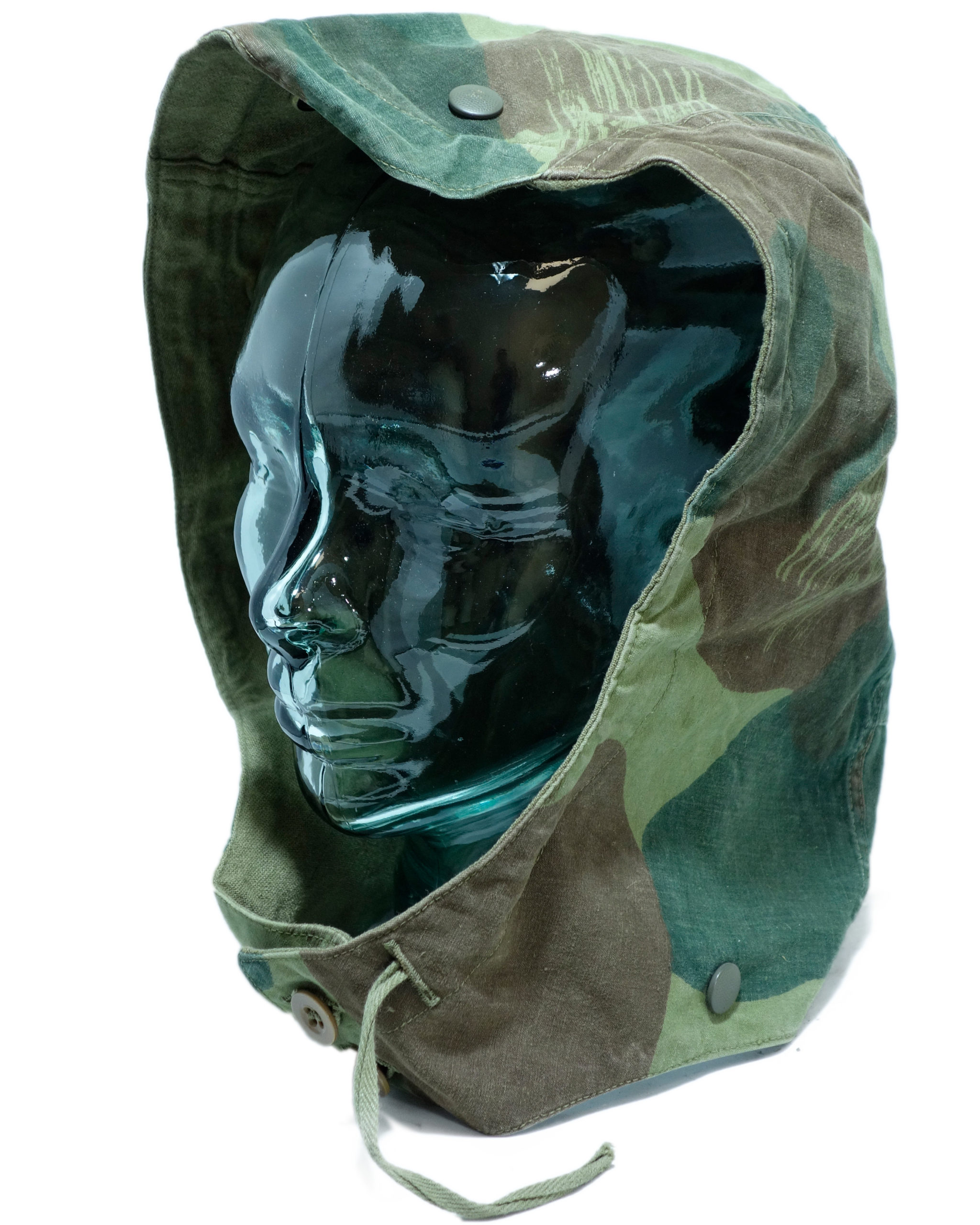 Belgian army surplus congo camouflage jacket parka hood