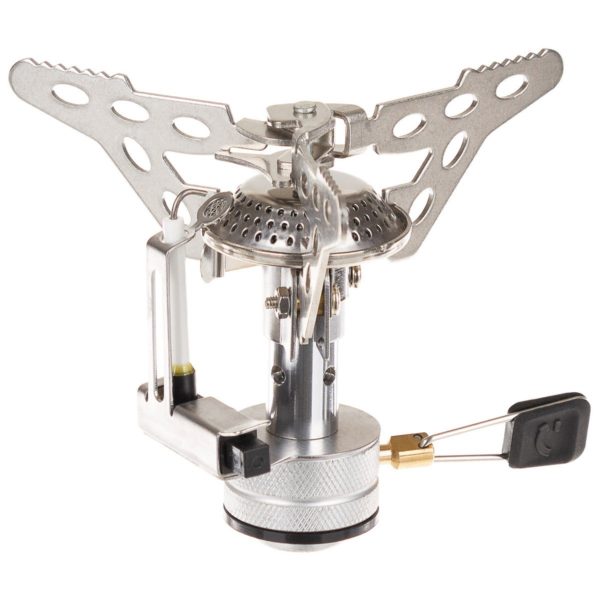 Small Folding Camping Stove Stainless Steel Piezo Ignition