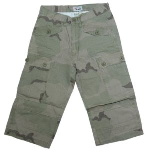 US Army Style 3/4 length Cargo Shorts BRAND NEW M.F.H Desert Camo Rip Stop
