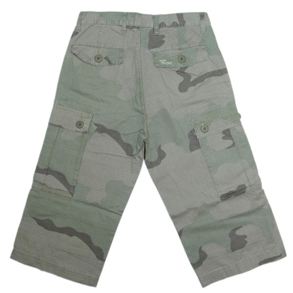 US Army Style 3/4 length Cargo Shorts BRAND NEW M.F.H Desert Camo Rip Stop - Image 2