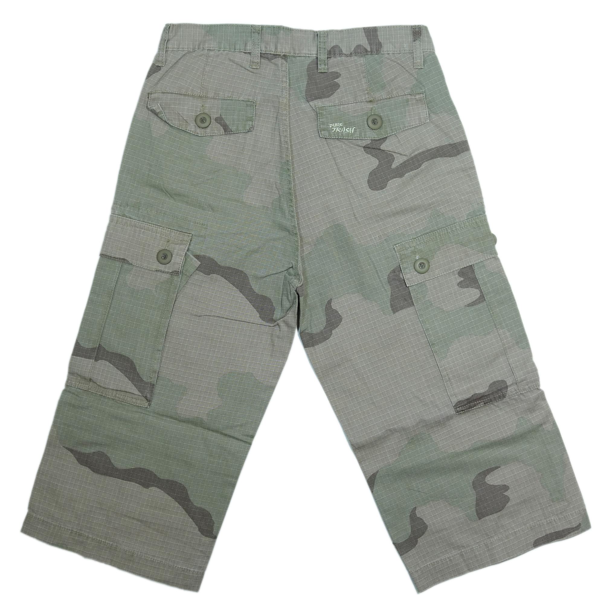 US Army Style 3/4 length Cargo Shorts BRAND NEW M.F.H Desert Camo Rip ...