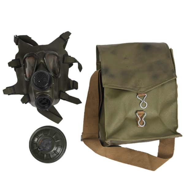 Romanian Army Surplus Gas Mask Bag and Filter Unissued