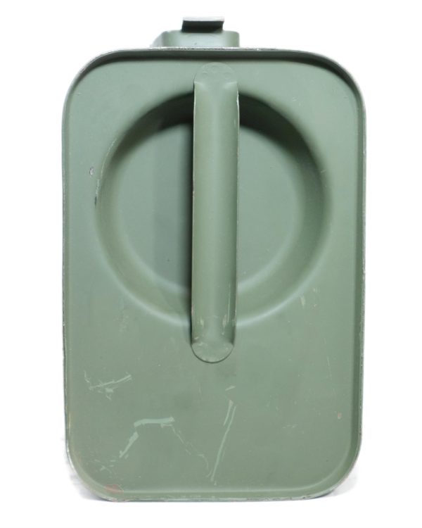 Genuine NEW Swedish army surplus metal 5 litre petrol jerry can