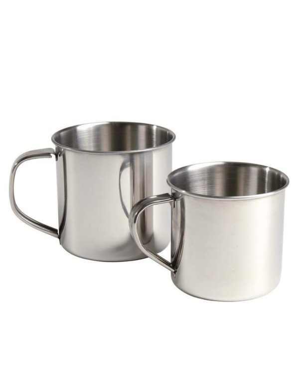 Stainless Steel Mugs, 300ml or 500ml, great outdoors!