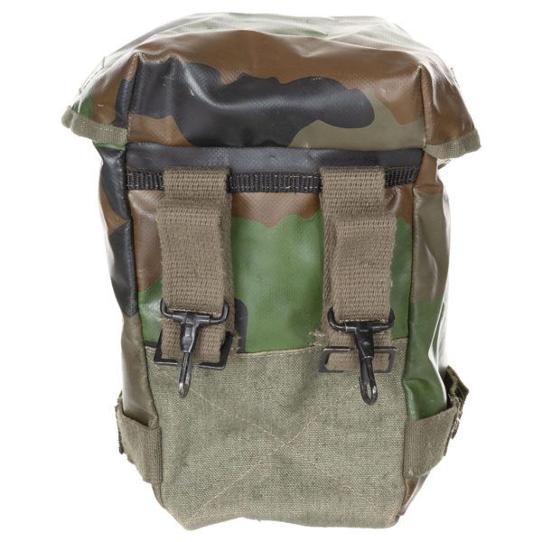 Polish Army Surplus Gas Mask Bag for MP5 Camouflage Waterproof Woodland - Image 2