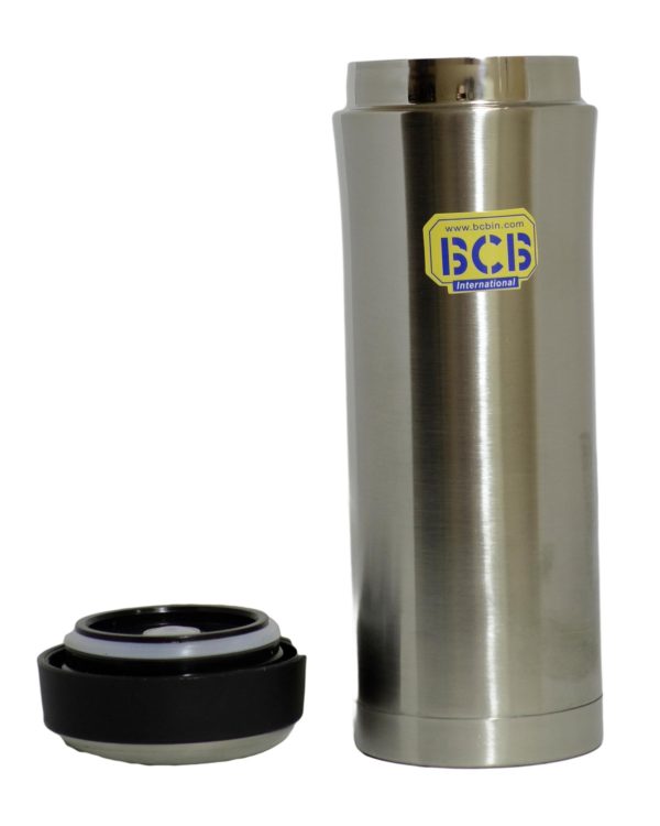 British army BCB thermal mug flask cup 400ml storage top Silver - Image 2