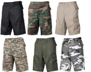 US Army Style BDU Bermuda Combat Shorts BRAND NEW M.F.H