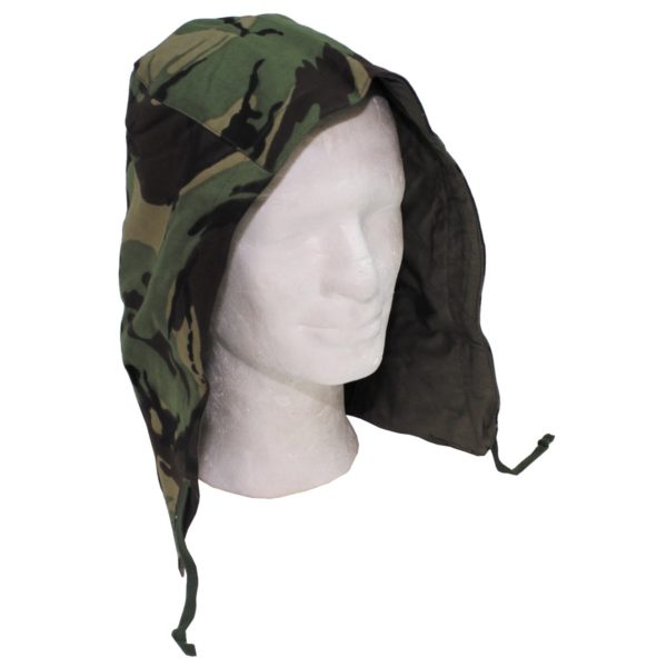 British Army Surplus Cotton Hood for Combat Jacket / Smock WOODLAND DPM Camouflage