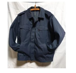 Dutch military air force surplus blue parka removable liner 40"