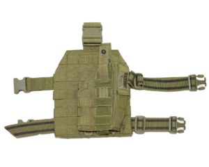 British army surplus BLACKHAWK drop leg holster / platform - coyote tan