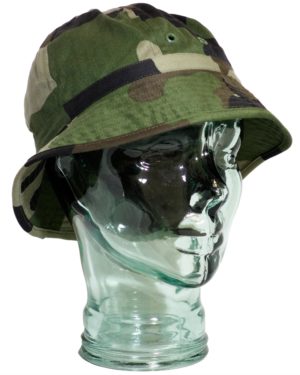 French army surplus woodland camouflage bush boonie hat